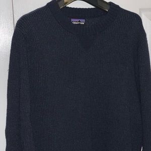 Patagonia Off Country mens sweater navy size small